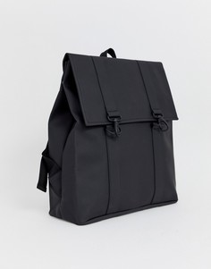 Черный большой рюкзак Rains
