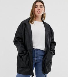 Макинтош ASOS DESIGN Curve-Черный