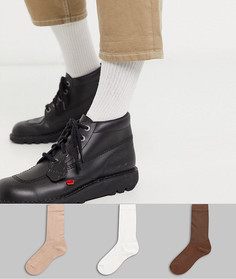 Набор из 3 пар спортивных носков пастельных оттенков ASOS DESIGN - Скидка-Мульти
