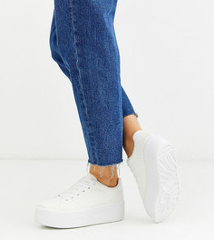 Белые кроссовки на массивной подошве ASOS DESIGN-Белый