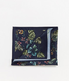 Платок для нагрудного кармана с цветочным принтом ASOS DESIGN-Мульти
