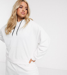 Худи ASOS 4505 Curve-Белый