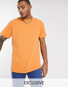 Оранжевая футболка Reclaimed Vintage-Коричневый