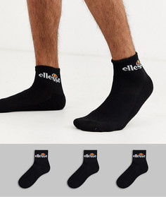 3 черных спортивных носков ellesse Arrom-Черный