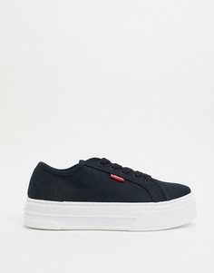 Кроссовки на плоской платформе Levis-Черный