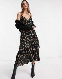 Платье миди с асимметричным краем Y.A.S-Мульти