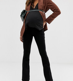 Черные расклешенные джинсы ASOS DESIGN Maternity-Черный