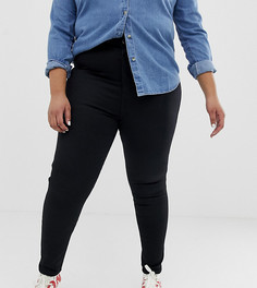 Черные джинсы узкого кроя в винтажном стиле ASOS DESIGN Curve Farleigh-Черный
