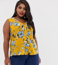 Майка с V-образным вырезом AX Paris Plus-Мульти