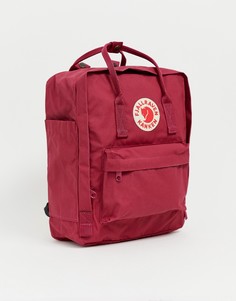 Сливовый рюкзак объемом 16 л Fjallraven Kanken-Красный