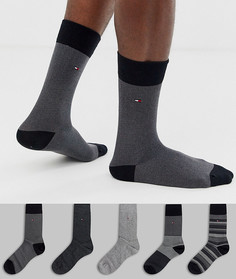 Набор из 5 пар носков в подарочной упаковке Tommy Hilfiger birdeye-Мульти