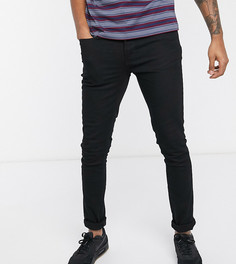 Черные джинсы скинни Burton Menswear Big & Tall-Черный