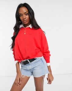 Красный свитшот с круглым вырезом Levis