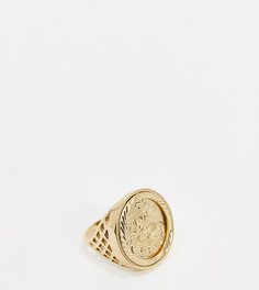 Позолоченное кольцо с гравировкой Chained & Able-Золотой