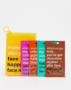 Маски для лица Anatomicals - Make Your Skin Grin эксклюзивно для ASOS-Бесцветный