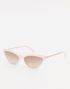 Розовые солнцезащитные очки "кошачий глаз" Ted Baker-Розовый