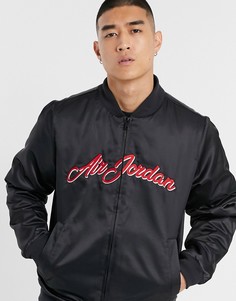 Черная университетская куртка Nike Jordan-Черный