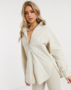 Бежевая рубашка Missguided-Neutral