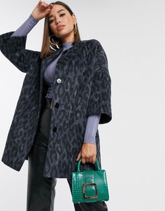 Пальто из искусственного меха Helene Berman-Мульти