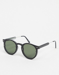 Черные круглые солнцезащитные очки Spitfire Post Punk-Черный