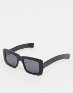 Черные солнцезащитные очки в квадратной оправе Spitfire Cut Thirteen-Черный
