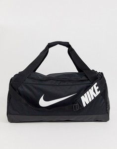 Черная сумка среднего размера Nike Training Brasilia-Черный