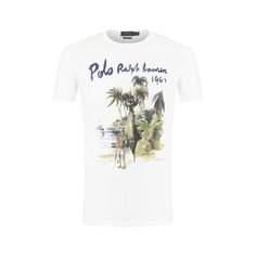 Футболки Polo Ralph Lauren Хлопковая футболка Polo Ralph Lauren