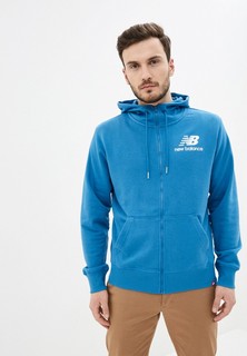 Толстовка New Balance ESSENTIALS STACKED FULL ZIP HOODIE