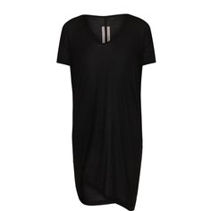 Удлиненная футболка из смеси вискозы и шелка Rick Owens