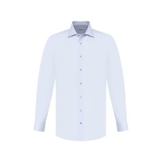 Хлопковая сорочка с воротником акула Zilli