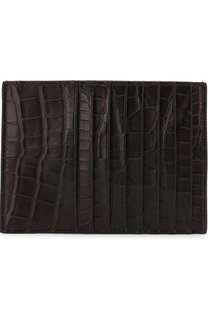 Футляр для кредитных карт из крокодиловой кожи Bottega Veneta