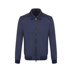 Бомбер из смеси льна и шерсти Luciano Barbera