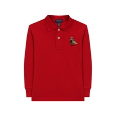 Хлопковое поло с длинными рукавами Polo Ralph Lauren