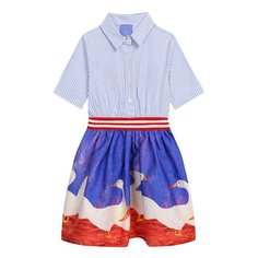 Хлопковое платье Stella Jean Kids