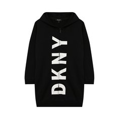 Удлиненная толстовка из хлопка DKNY
