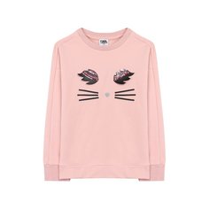 Хлопковый свитшот Karl Lagerfeld Kids
