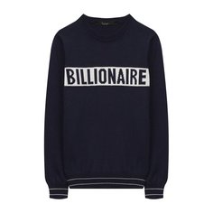 Пуловер из хлопка и кашемира Billionaire