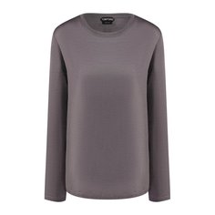 Лонгслив из смеси шелка и шерсти Tom Ford