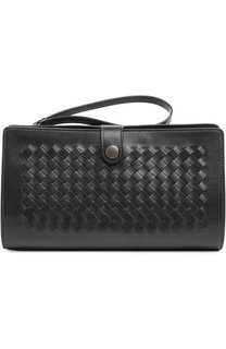 Кожаный футляр для документов с плетением intrecciato Bottega Veneta
