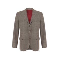 Пиджак из смеси льна и шерсти Brunello Cucinelli