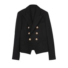 Пиджак из шерсти с декорированными пуговицами Balmain