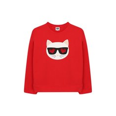 Хлопковый свитшот Karl Lagerfeld Kids