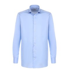 Хлопковая сорочка с воротником акула Zilli