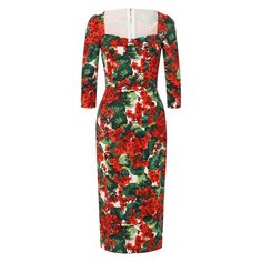 Платье из вискозы Dolce & Gabbana