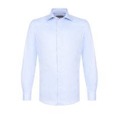 Хлопковая сорочка с воротником акула Canali