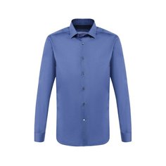 Хлопковая сорочка с воротником кент Corneliani