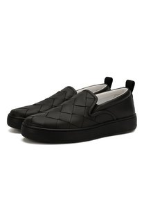 Кожаные слипоны Bottega Veneta