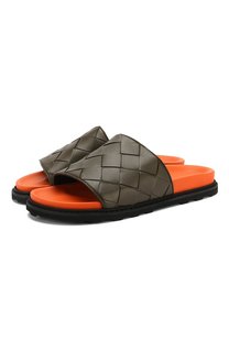 Кожаные шлепанцы Bottega Veneta