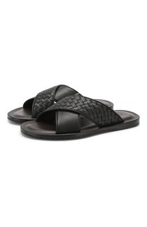 Кожаные шлепанцы Bottega Veneta