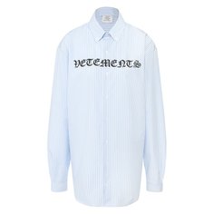 Хлопковая рубашка Vetements